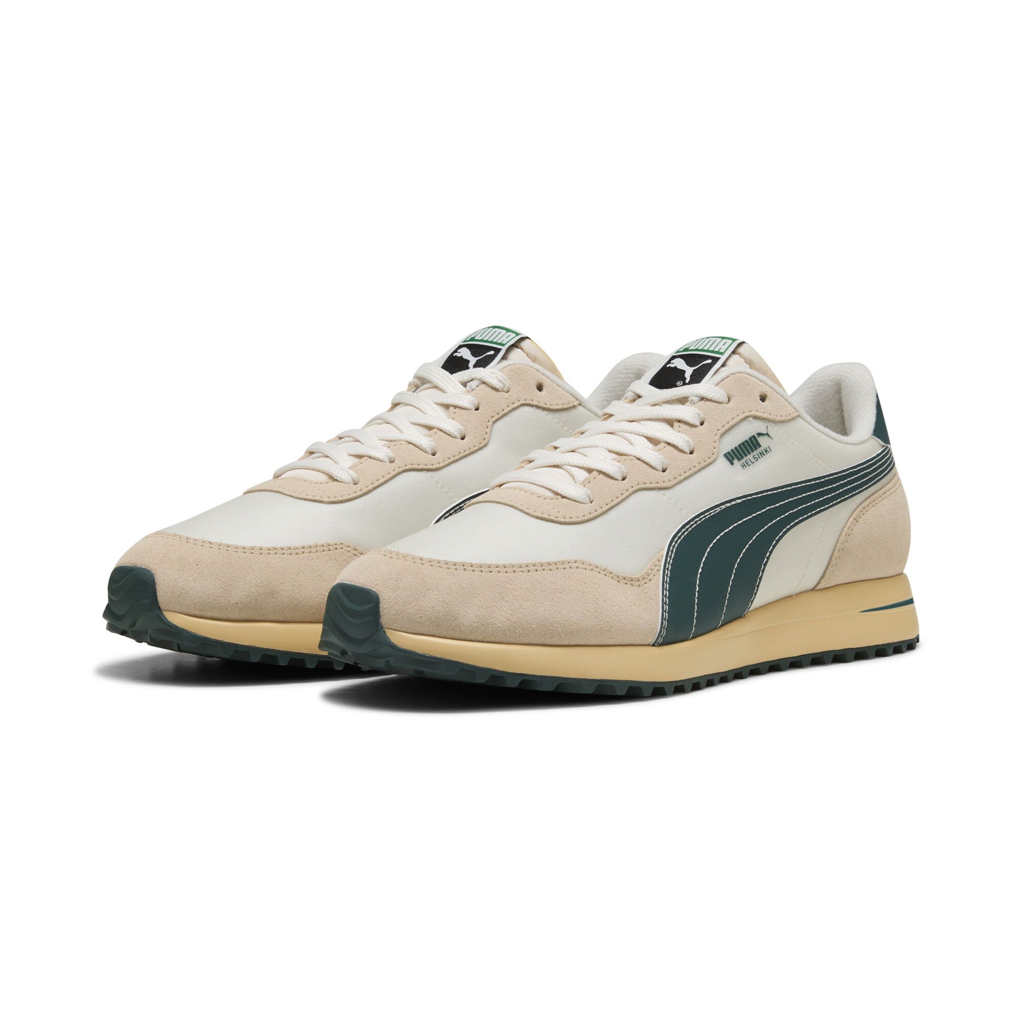 PUMA Helsinki golfschoenen uniseks voor Heren, Groen, Maat 47 thumbnail 6