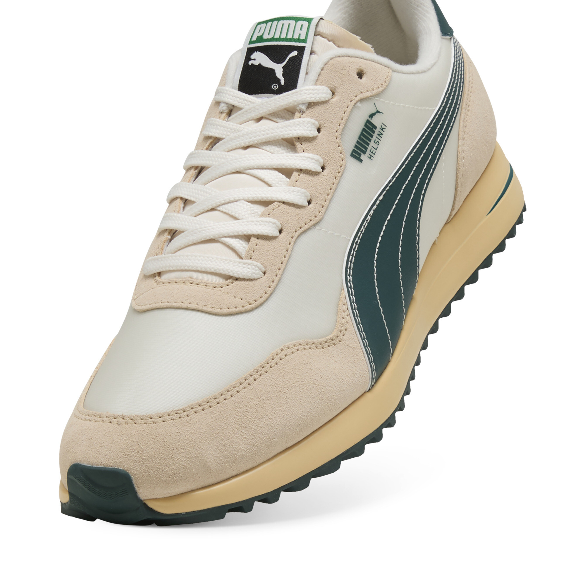 PUMA Helsinki golfschoenen uniseks voor Heren, Groen, Maat 47 thumbnail 2