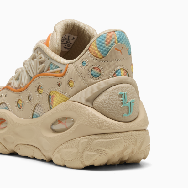 Tenis de basquetbol LaFrancé RNR, Light Sand-Orange Glo-Aquatic, large-MEX