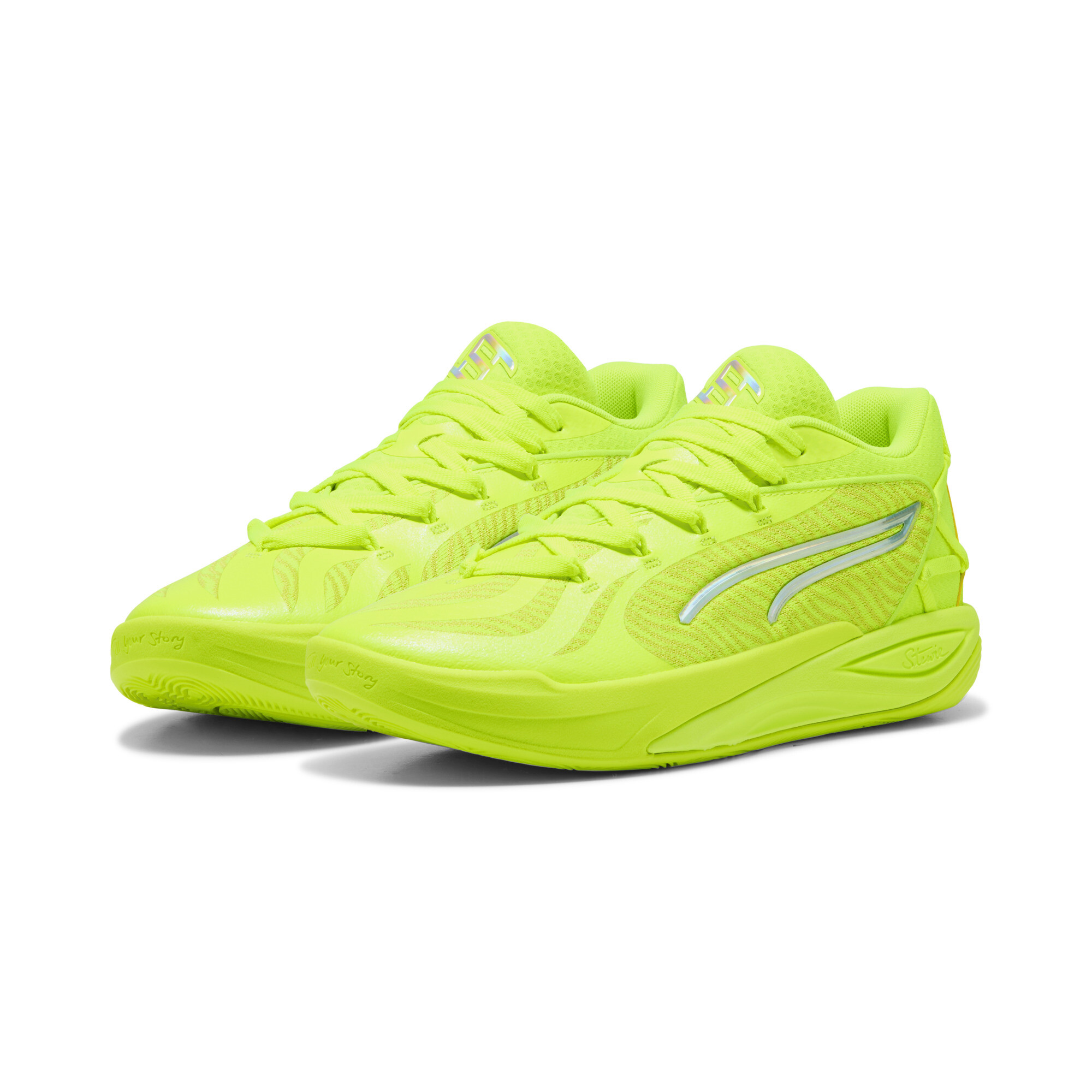 PUMA Stewie 4 Flawless basketbalschoenen voor Dames, Groen, Maat 37 thumbnail 8