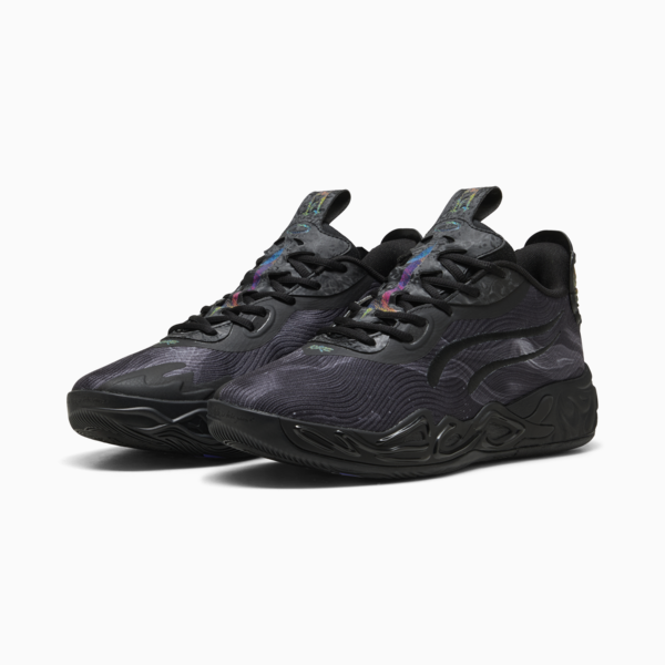 Tenis de básquet MB.04 Lo Team, PUMA Black-Dark Amethyst, large-MEX