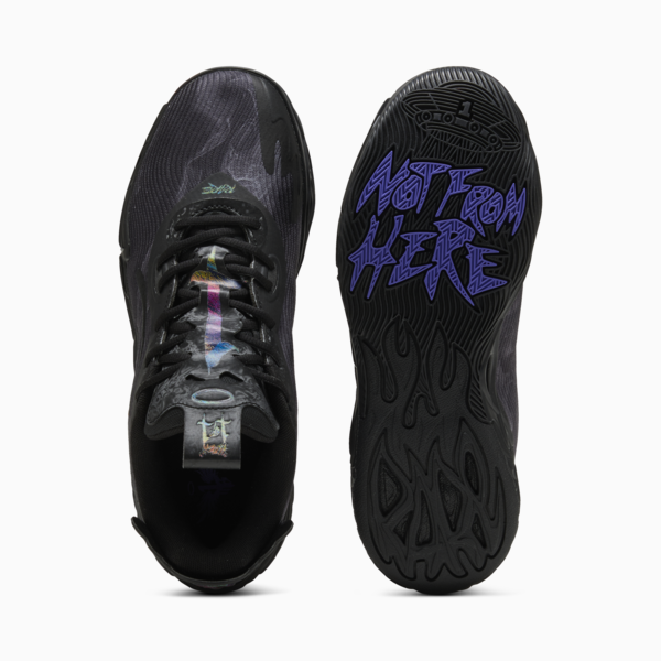 Tenis de básquet MB.04 Lo Team, PUMA Black-Dark Amethyst, large-MEX
