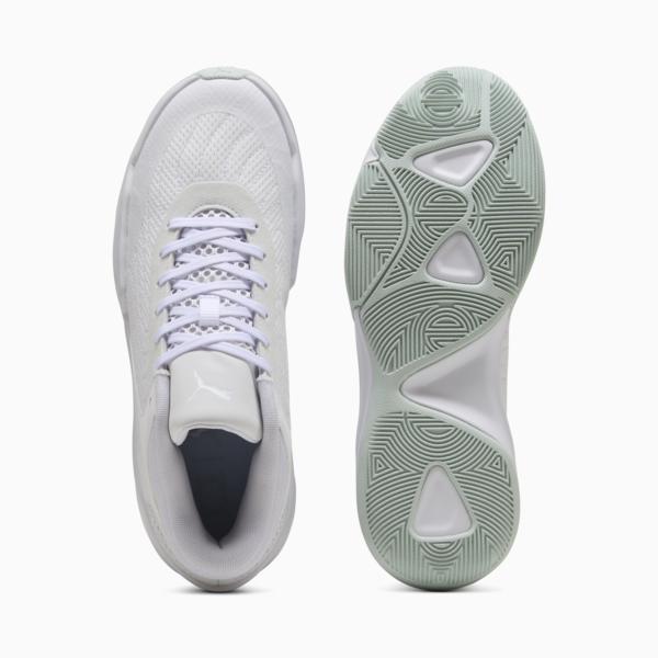 Court Pro 2 Basketball Shoes Unisex, PUMA White-Peaceful Blue, large-MEX