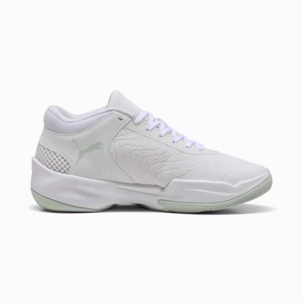 Court Pro 2 Basketball Shoes Unisex, PUMA White-Peaceful Blue, large-MEX