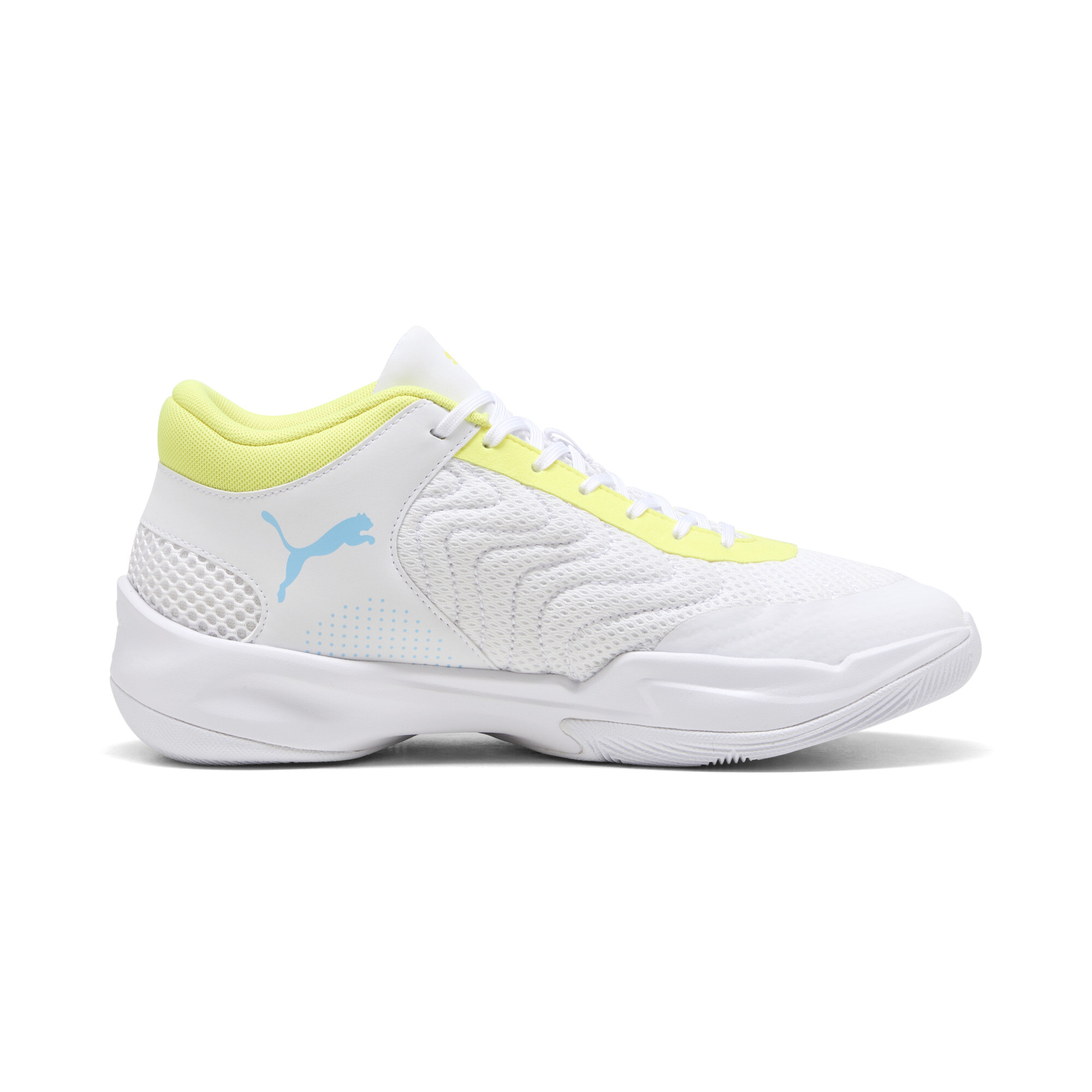 PUMA Court Pro 2 uniseks basketbalschoenen, Blauw/Wit, Maat 38 thumbnail 3