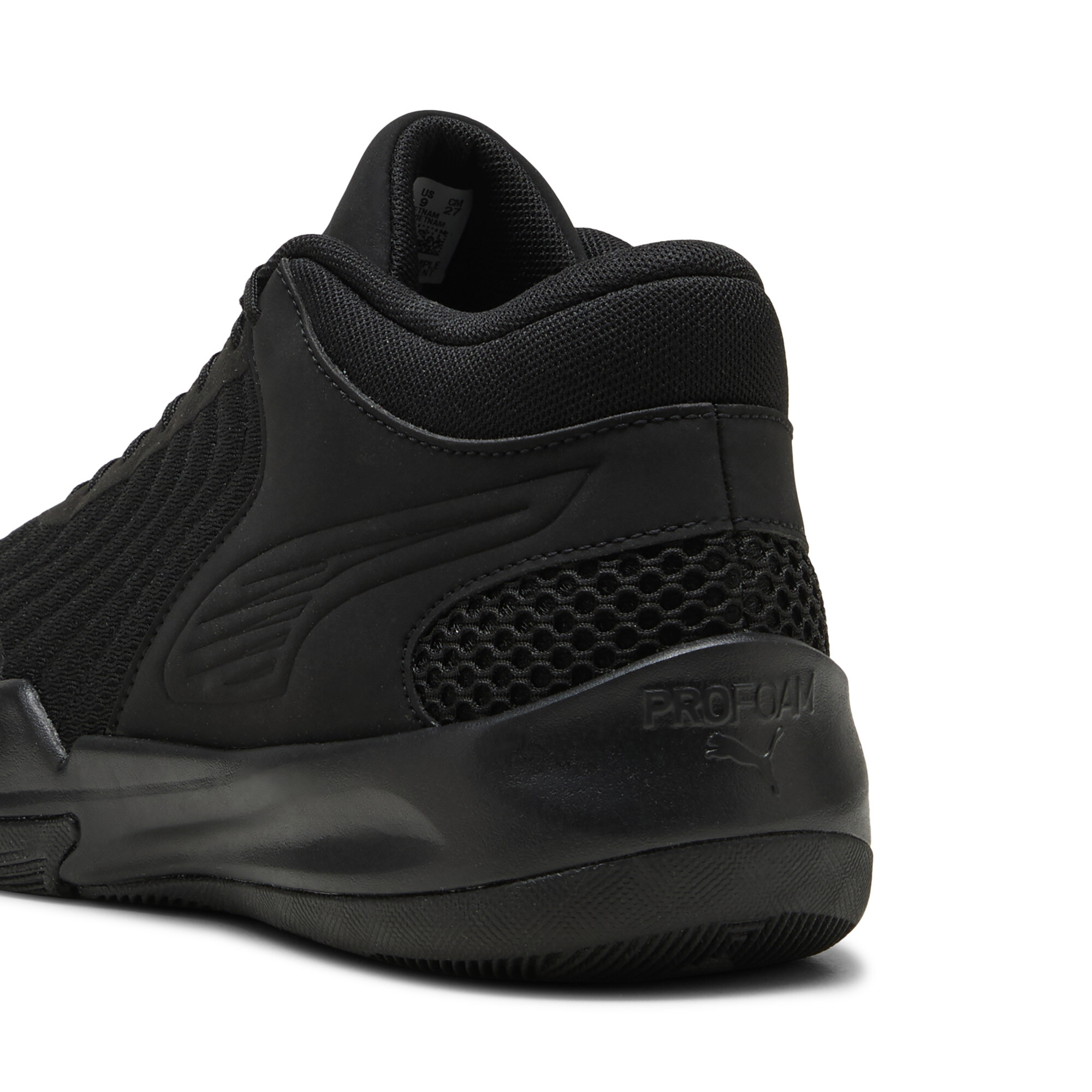 PUMA Court Pro 2 uniseks basketbalschoenen, Zwart, Maat 46 thumbnail 5