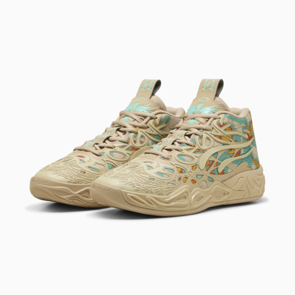 MB.04 Flare Basketball Shoes Unisex, Light Sand-Aquatic-Orange Glo, large-ZAF