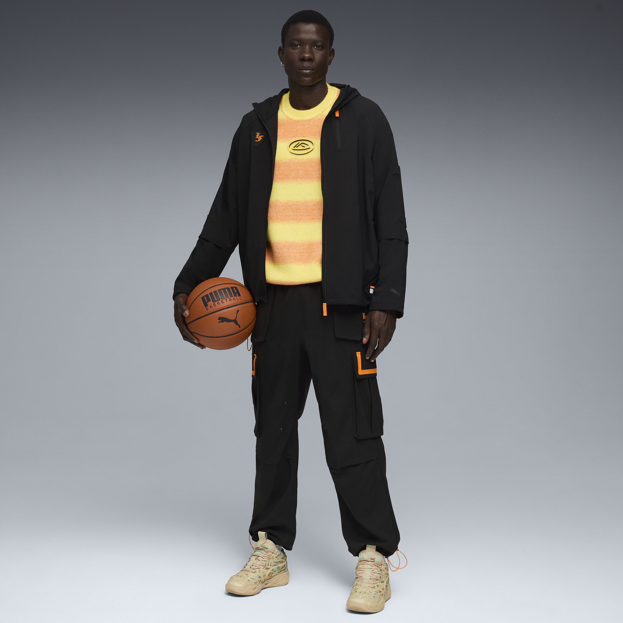 PUMA MB.04 Flare uniseks basketbalschoenen, Oranje, Maat 44,5 thumbnail 8