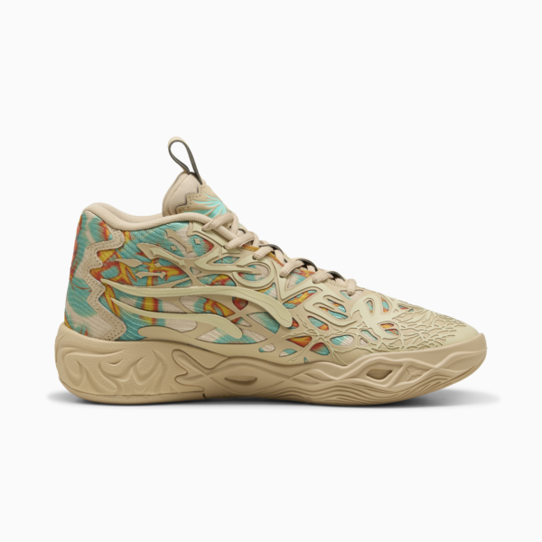 MB.04 Flare Basketball Shoes Unisex, Light Sand-Aquatic-Orange Glo, large-ZAF