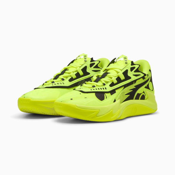 Scoot Zeros II Basketball Shoes Unisex, Yellow Alert-PUMA Black, large-ZAF