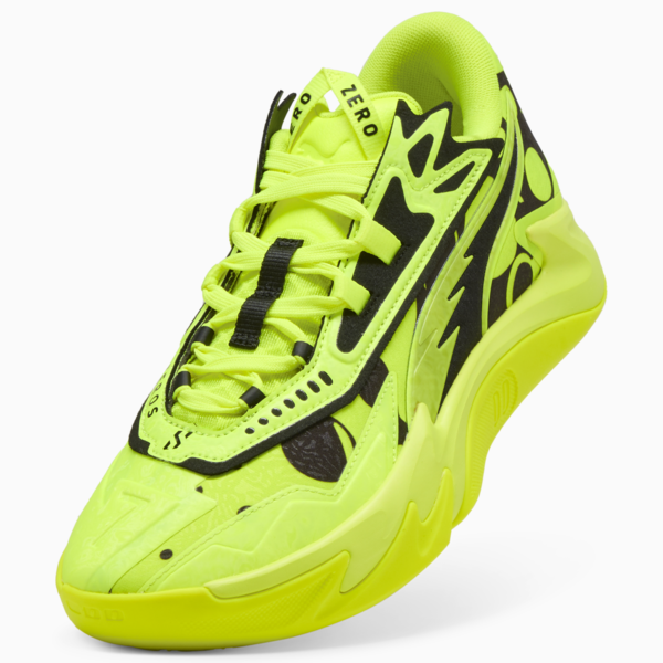 Scoot Zeros II Basketball Shoes Unisex, Yellow Alert-PUMA Black, large-ZAF