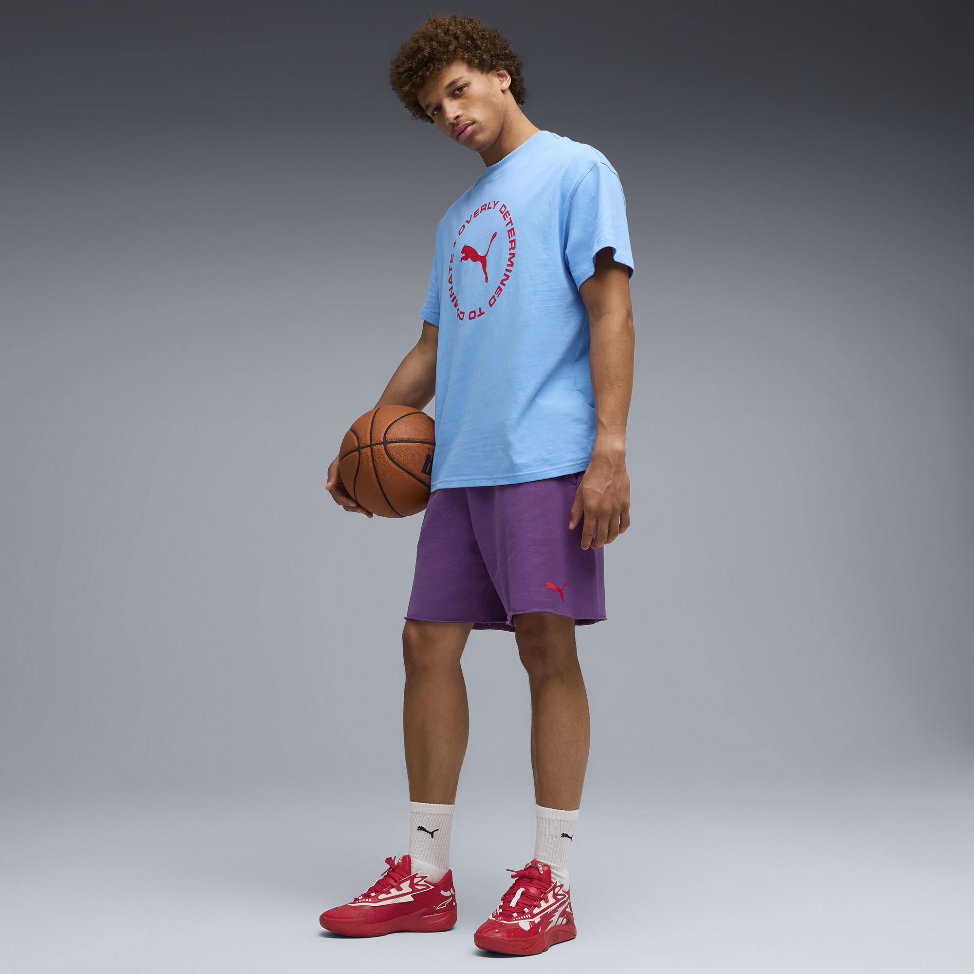 PUMA Scoot Zeros II uniseks basketbalschoenen, Rood/Wit, Maat 41 thumbnail 8