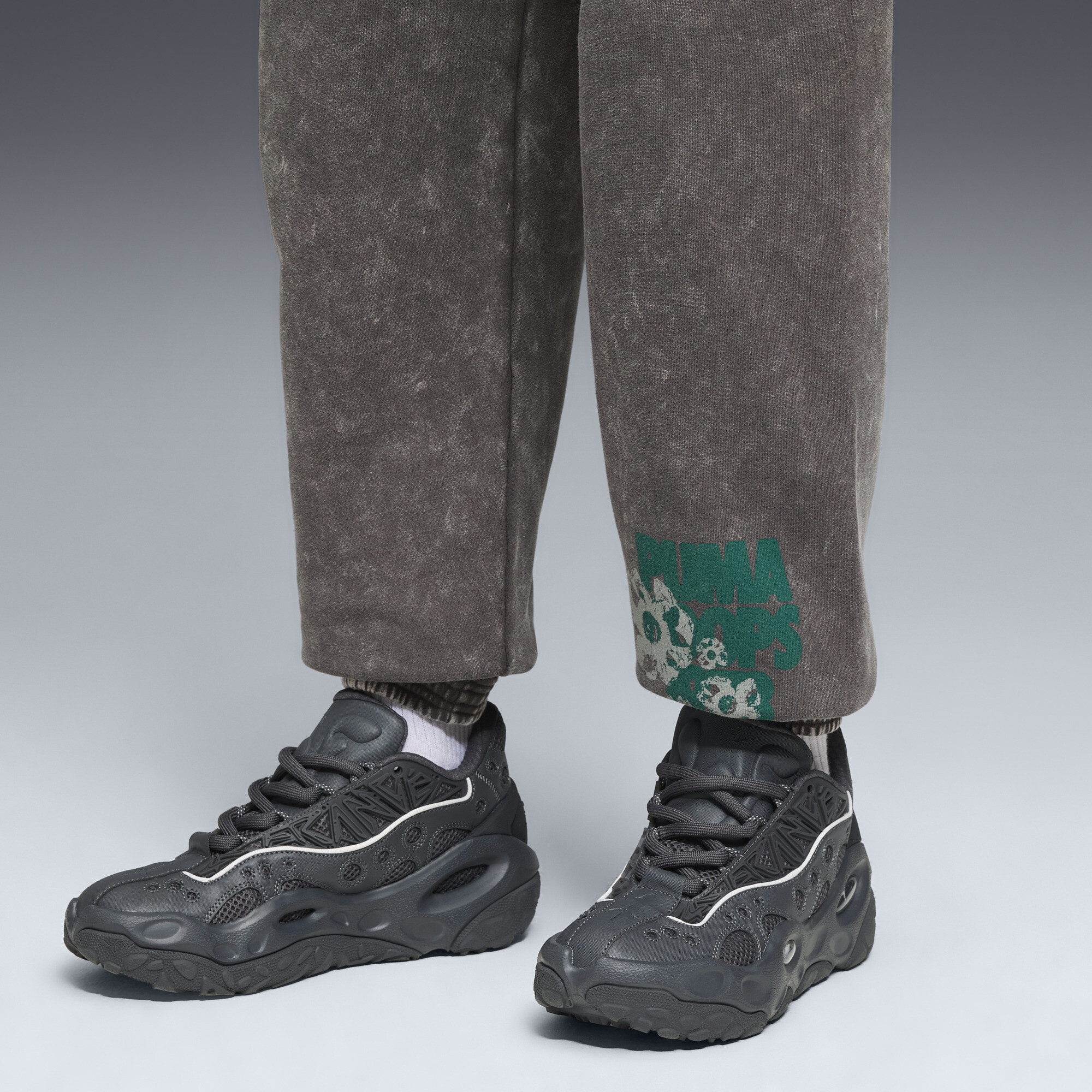 PUMA LaFrancÃ© RNR Sneakers Unisex, Grijs/Wit, Maat 44 thumbnail 9