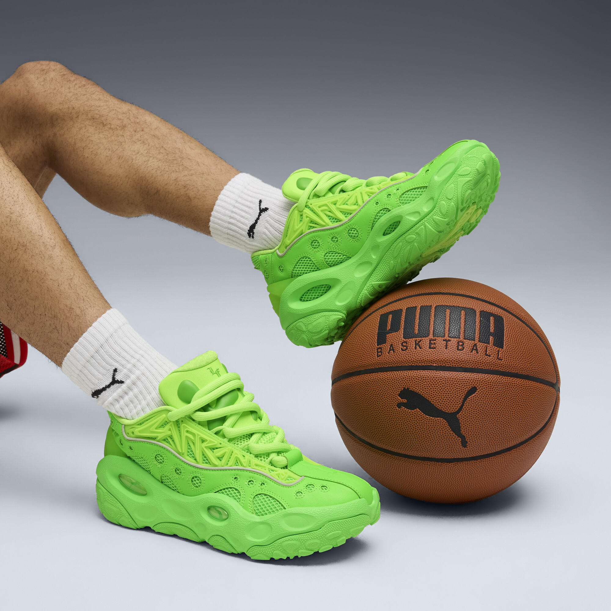 PUMA LaFrancÃ© RNR Sneakers Unisex, Groen, Maat 51 thumbnail 9