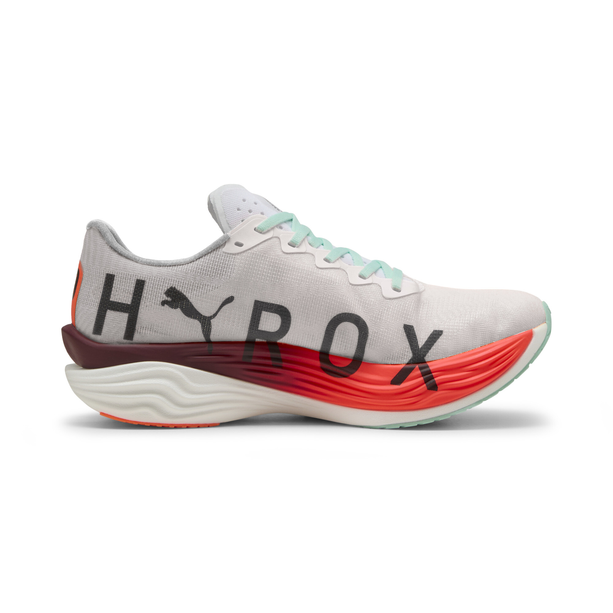 PUMA x HYROX Deviate NITROâ¢Elite 3 hardloopschoenen voor Heren, Rood/Wit, Maat 45 thumbnail 3