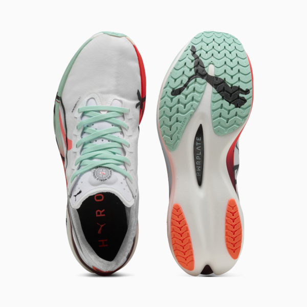 PUMA x HYROX Deviate NITRO™Elite 3 Running Shoes Women, PUMA White-Glowing Red-Mint Melt, large-ZAF