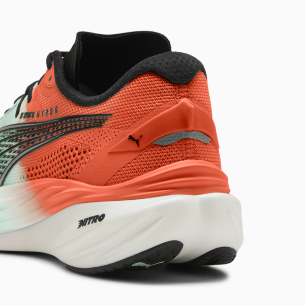 PUMA x HYROX Deviate NITRO™ 3 Running Shoes Men, Glowing Red-Mint Melt, large-ZAF