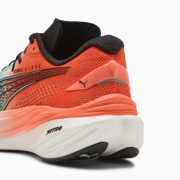 PUMA x HYROX Deviate NITRO™ 3 Running Shoes Women, Mint Melt-Glowing Red, large-ZAF