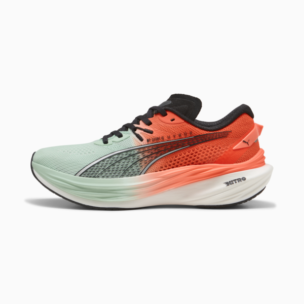 PUMA x HYROX Deviate NITRO™ 3 Running Shoes Women, Mint Melt-Glowing Red, large-ZAF