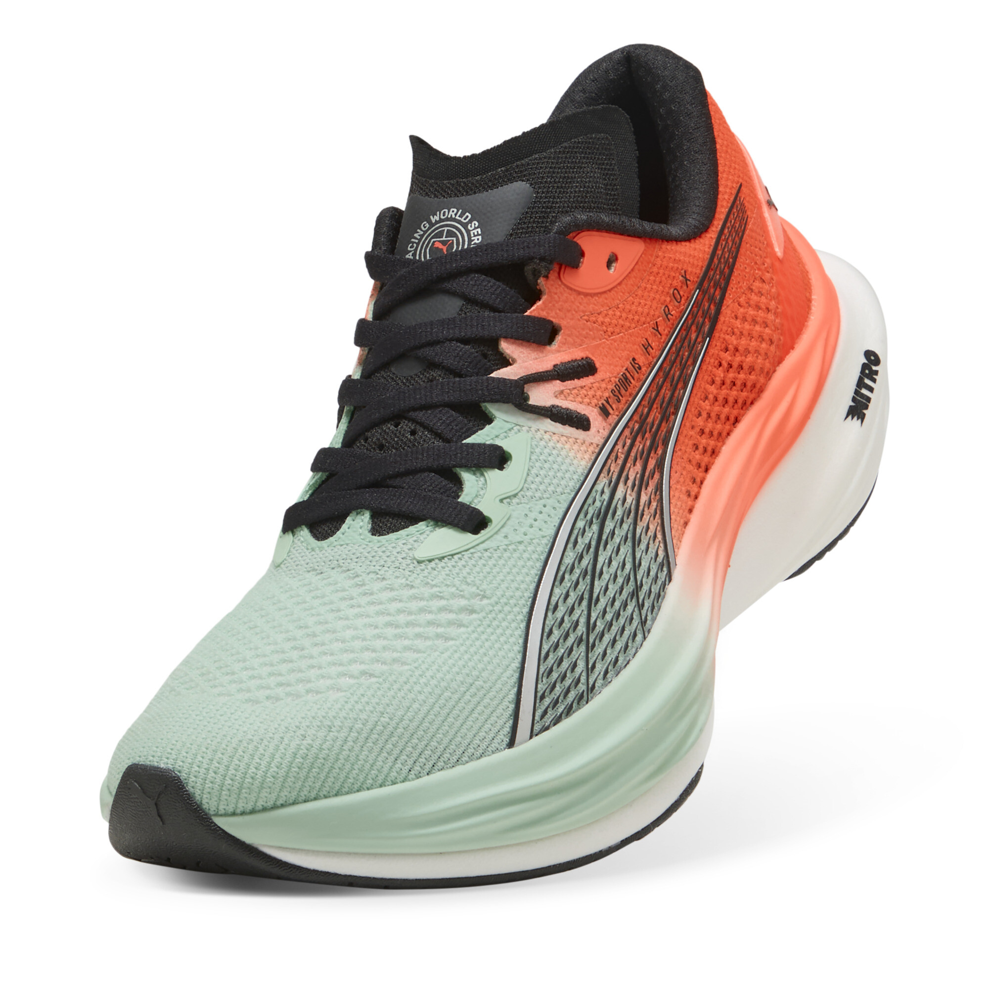 PUMA x HYROX Deviate NITROâ¢ 3 hardloopschoenen voor Dames, Rood, Maat 42,5 thumbnail 2