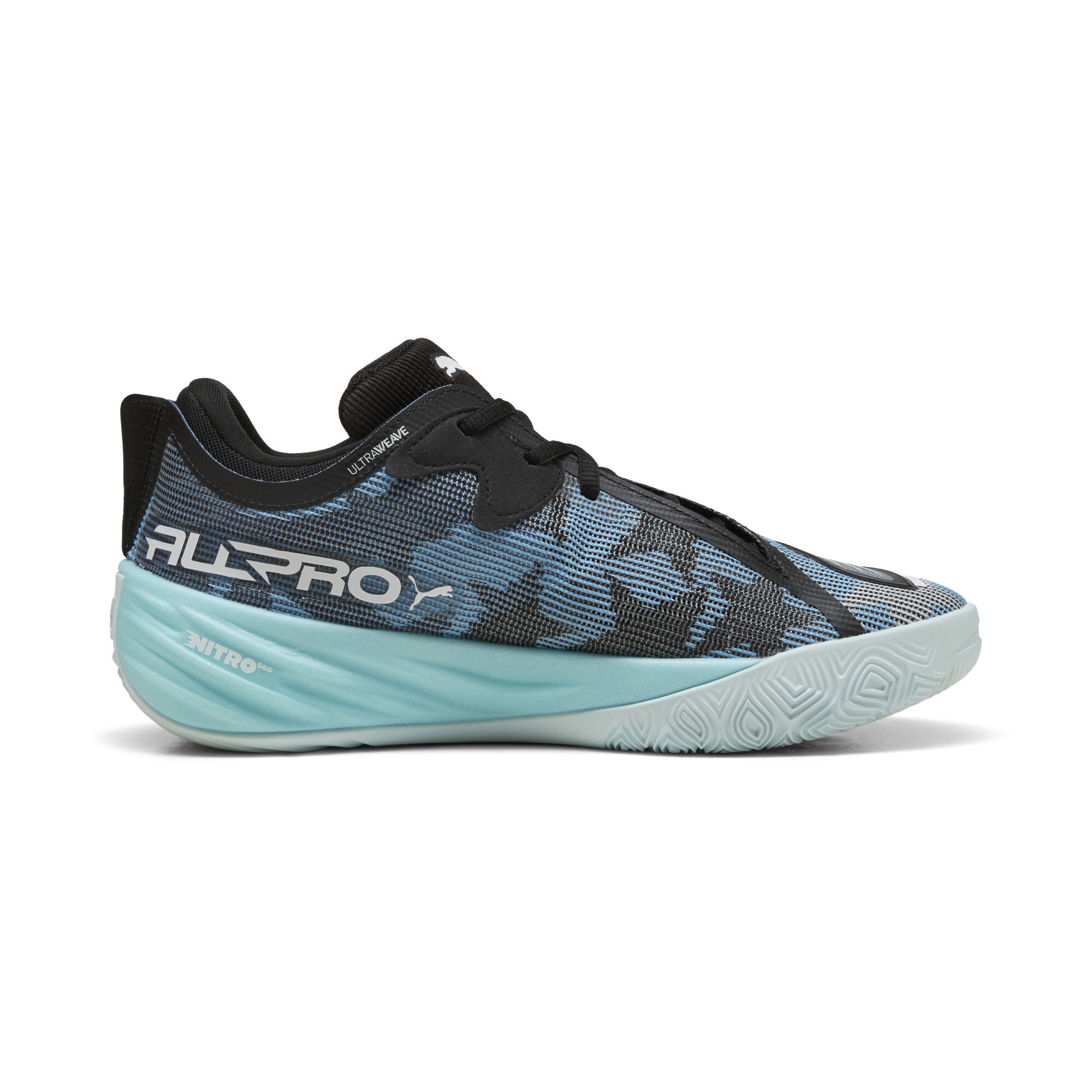 PUMA All-Pro NITROâ¢ 2 uniseks basketbalschoenen, Blauw/Wit, Maat 44,5 thumbnail 3