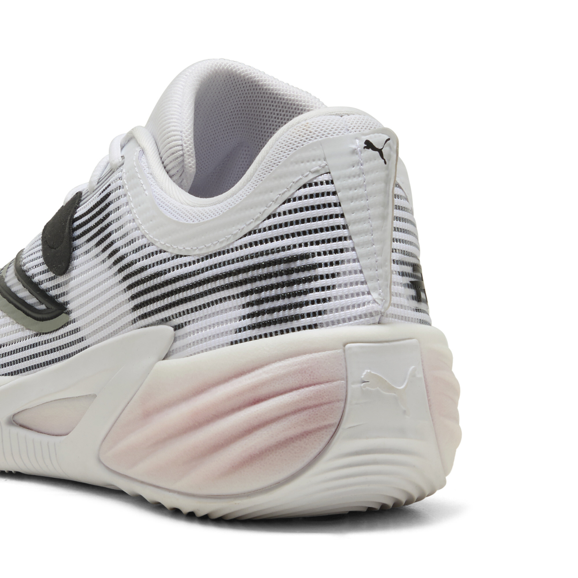 PUMA All-Pro NITROâ¢ 2 uniseks basketbalschoenen, Zwart/Wit, Maat 43 thumbnail 5