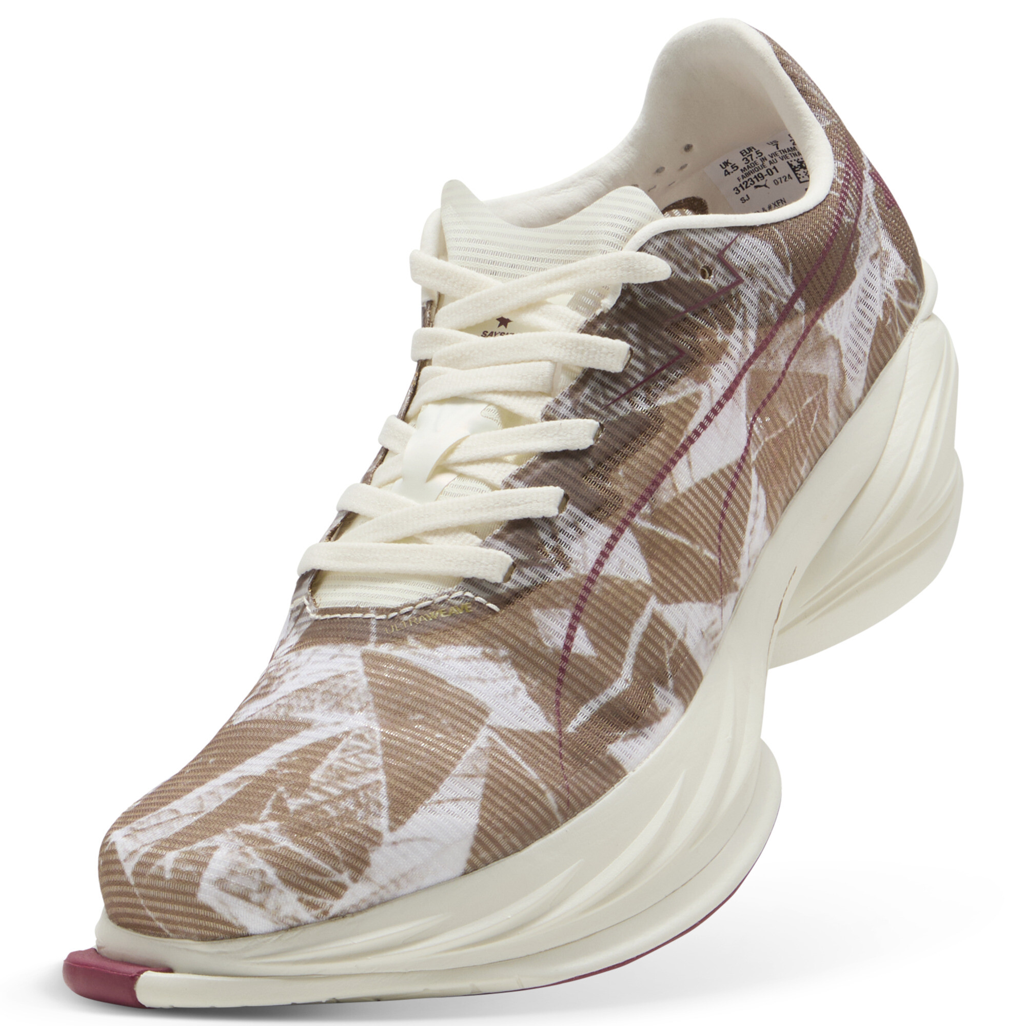 PUMA x SAYSKY FAST-R3 hardloopschoenen voor Dames, Rood/Wit, Maat 35,5 thumbnail 3