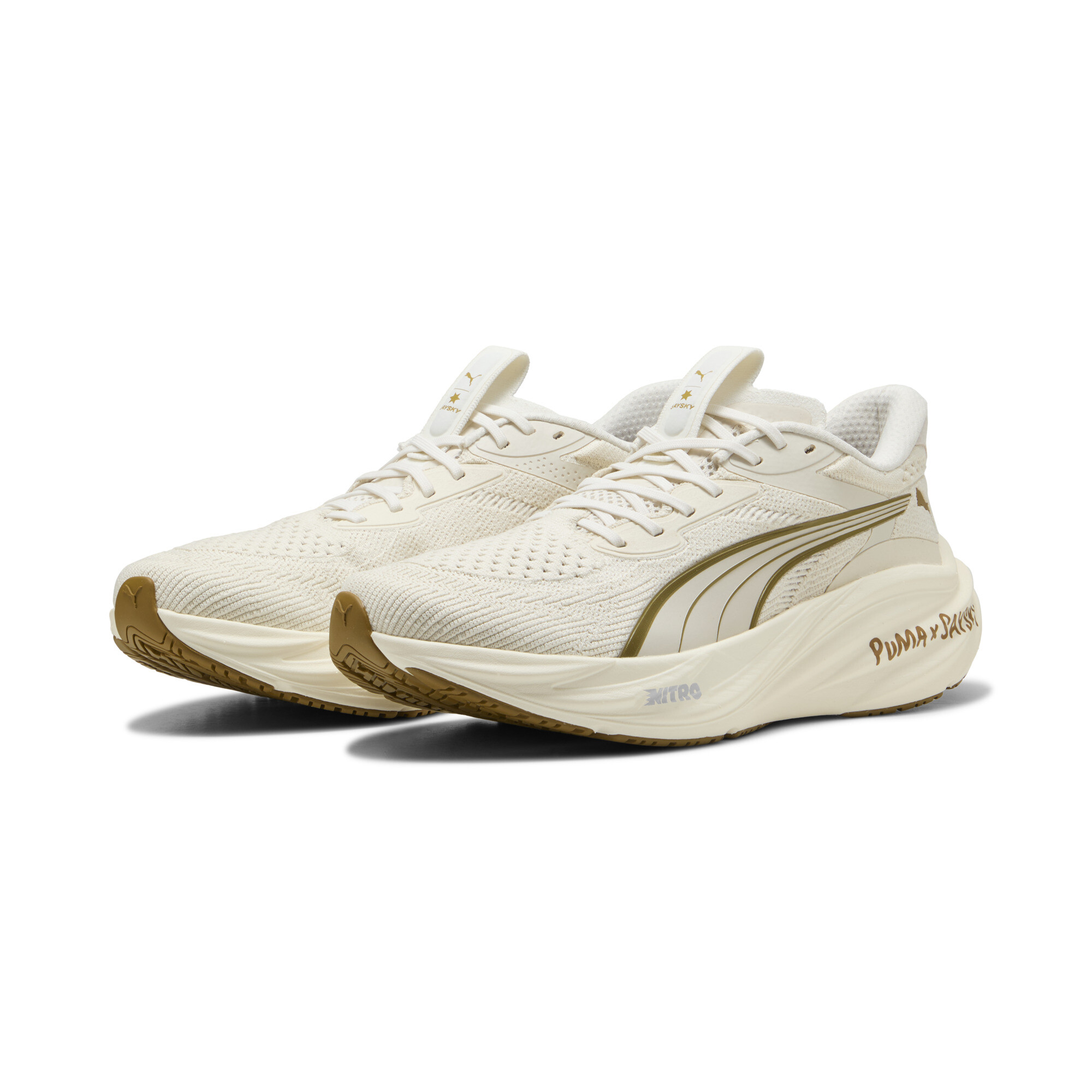 PUMA x SAYSKY Magnify 3 hardloopschoenen voor Heren, Wit, Maat 44 thumbnail 7