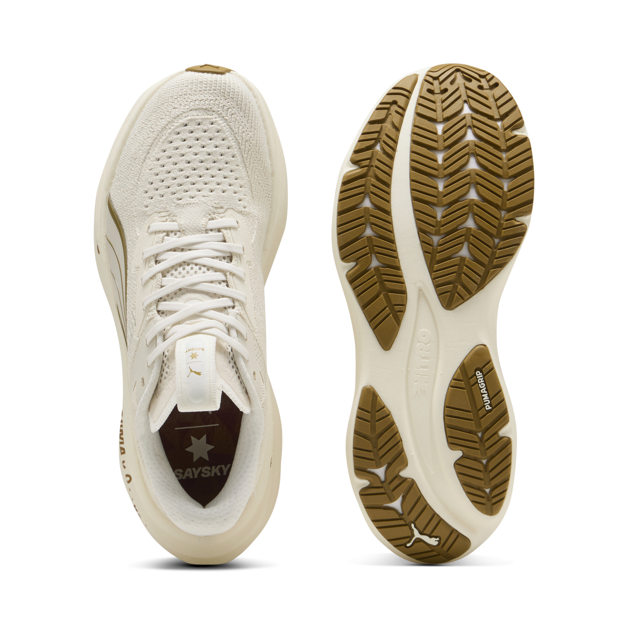 PUMA x SAYSKY Magnify 3 hardloopschoenen voor Dames, Wit, Maat 40 thumbnail 5