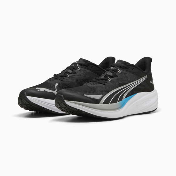 Tenis de running Darter Pro Tech, PUMA Black-Speed Blue, large-MEX
