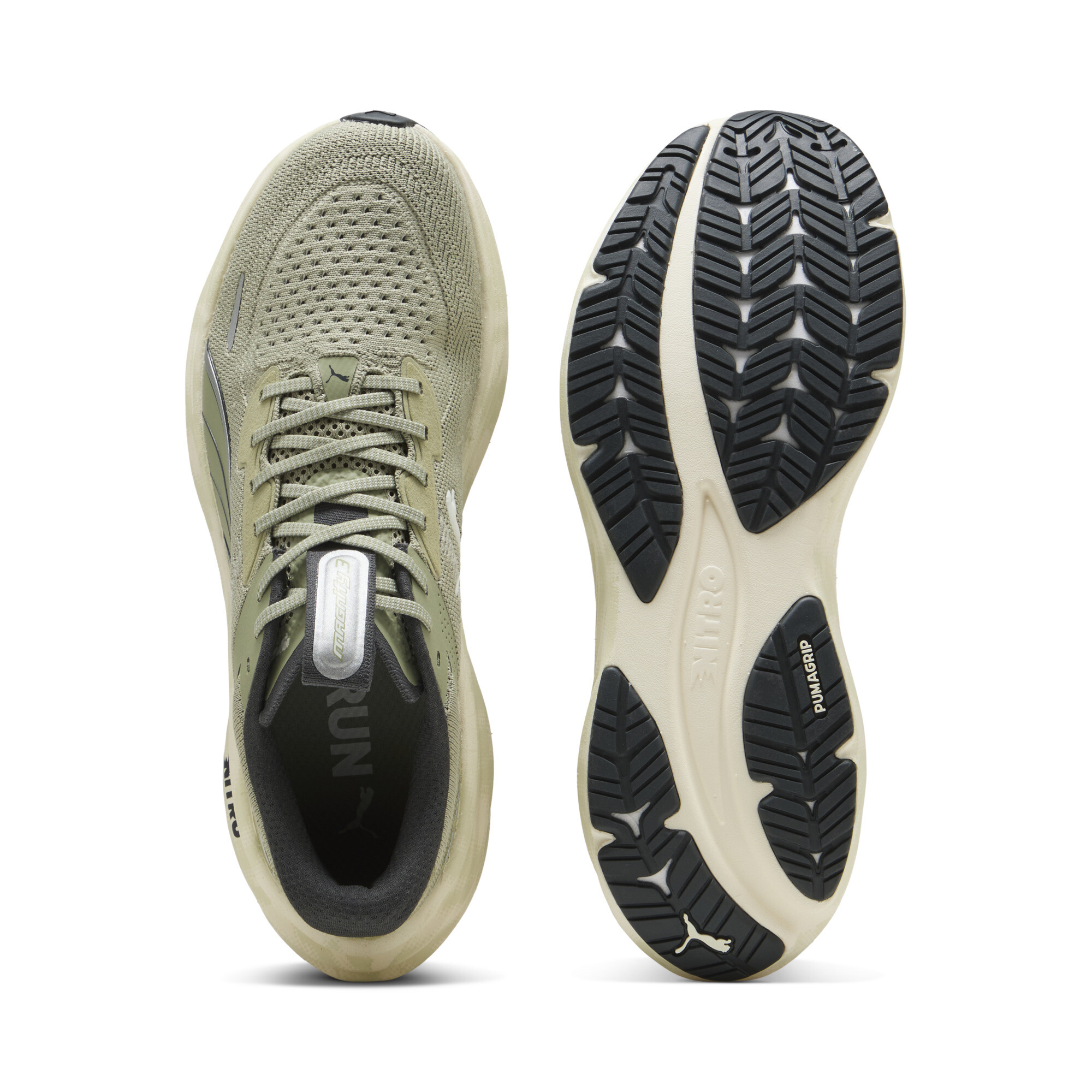 PUMA Magnify NITROâ¢ 3 Terrains hardloopschoenen voor Heren, Grijs, Maat 46 thumbnail 4