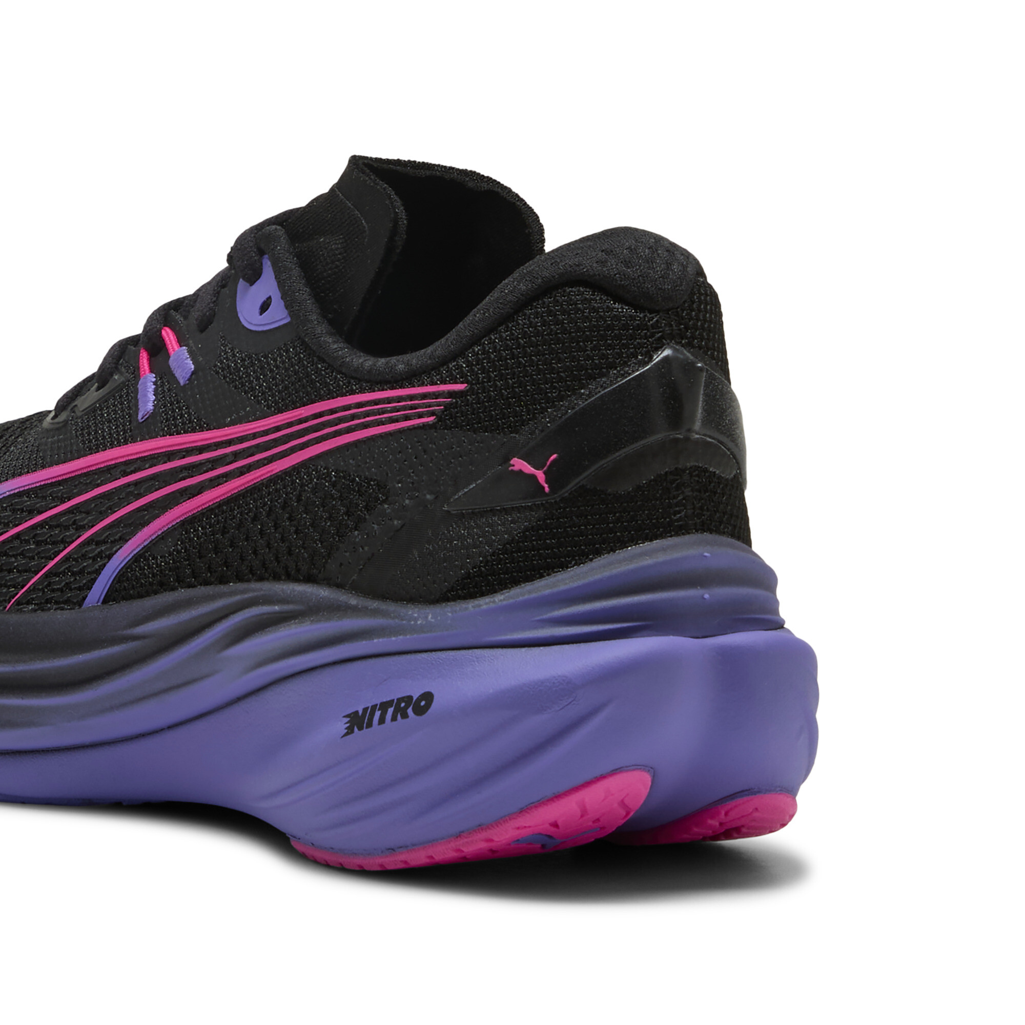 PUMA Deviate NITROâ¢ DIGITOKYO hardloopschoenen voor Dames, Roze/Zwart, Maat 38 thumbnail 5