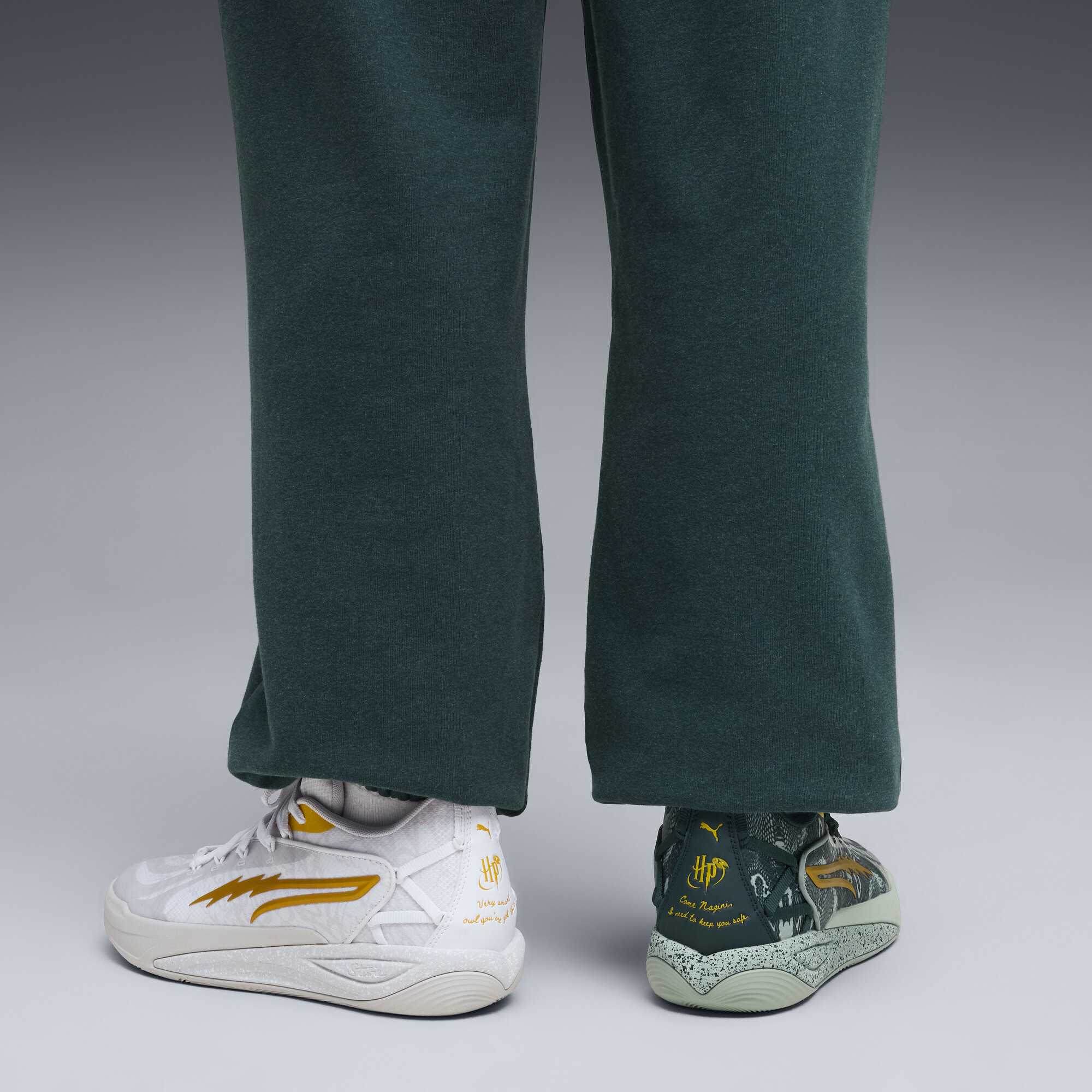 PUMA Stewie 4 Harry Potterâ¢ basketbalschoenen voor Dames, Groen/Wit, Maat 39 thumbnail 9