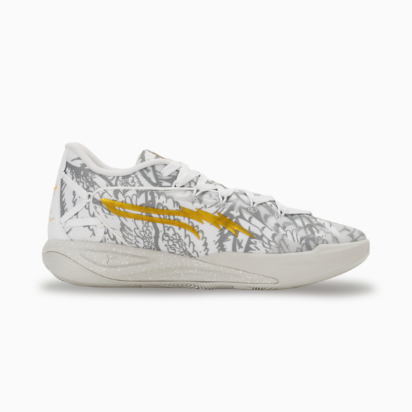 Stewie 4 Harry Potter™ Basketball Shoes Women, PUMA White-Green Terrain, large-MEX