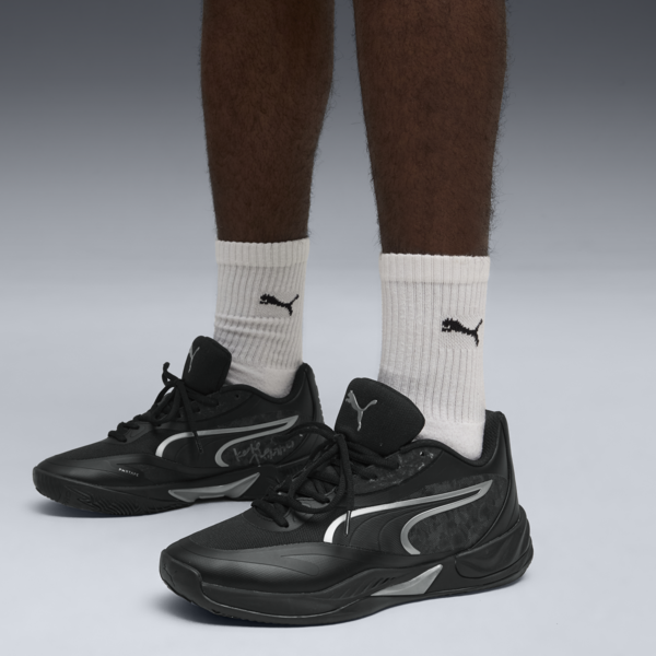 All-Pro NITRO™ SkyBreak Basketball Shoes Unisex, PUMA Black-Puma Aged Silver, large-MEX