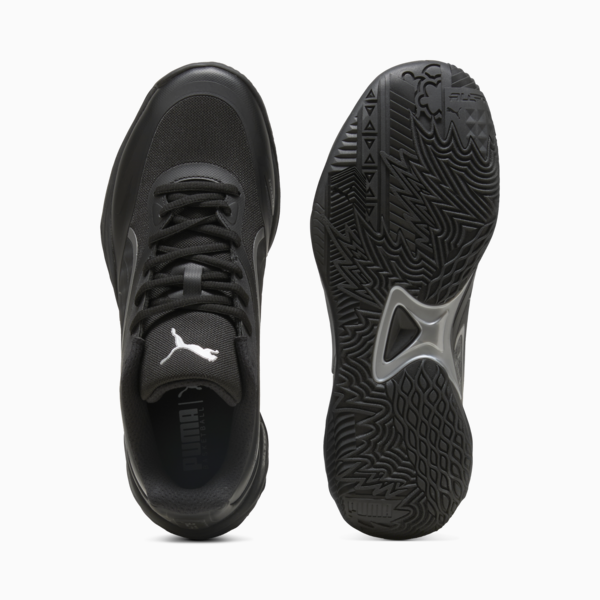 All-Pro NITRO™ SkyBreak Basketball Shoes Unisex, PUMA Black-Puma Aged Silver, large-MEX