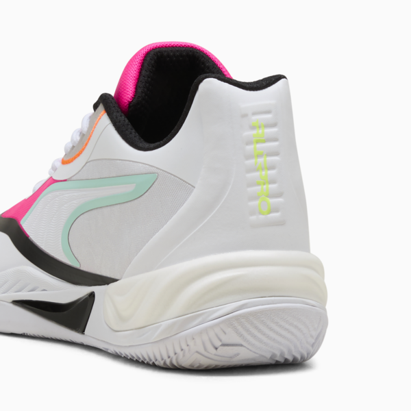 All-Pro NITRO™ SkyBreak Basketball Shoes Unisex, PUMA White-Mint Melt-Fluro Pink Pes, large-MEX