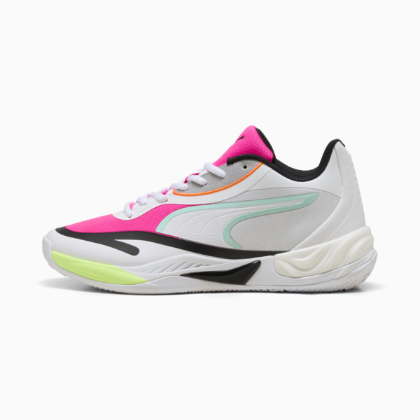 All-Pro NITRO™ SkyBreak Basketball Shoes Unisex, PUMA White-Mint Melt-Fluro Pink Pes, large-MEX