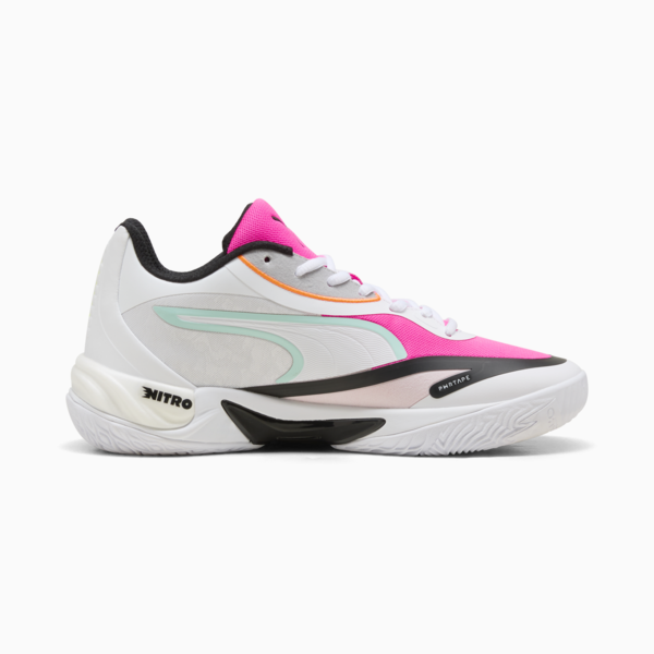 All-Pro NITRO™ SkyBreak Basketball Shoes Unisex, PUMA White-Mint Melt-Fluro Pink Pes, large-MEX