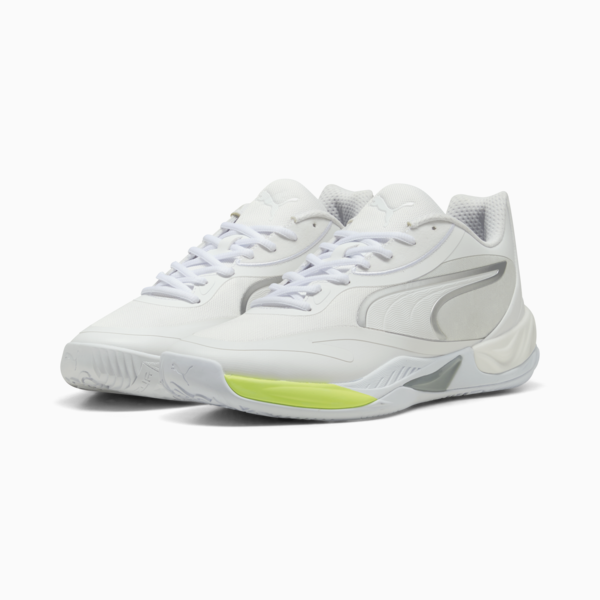 All-Pro NITRO™ SkyBreak Basketball Shoes Unisex, PUMA White-PUMA Silver-Lime Squeeze, large-MEX