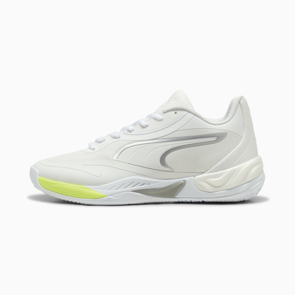 All-Pro NITRO™ SkyBreak Basketball Shoes Unisex, PUMA White-PUMA Silver-Lime Squeeze, large-MEX