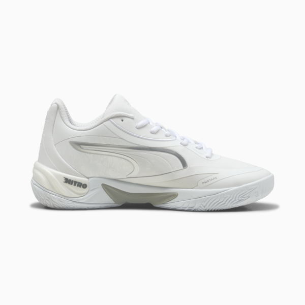 All-Pro NITRO™ SkyBreak Basketball Shoes Unisex, PUMA White-PUMA Silver-Lime Squeeze, large-MEX