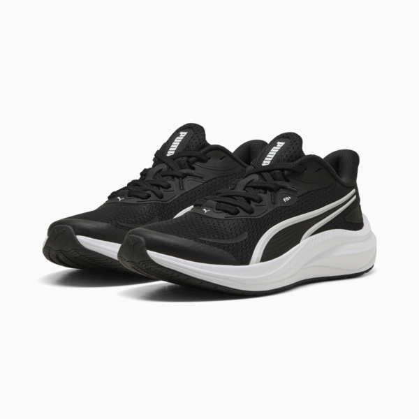 Skyrocket Lite 2 Shoes Youth, PUMA Black-PUMA White-PUMA Silver, large-ZAF