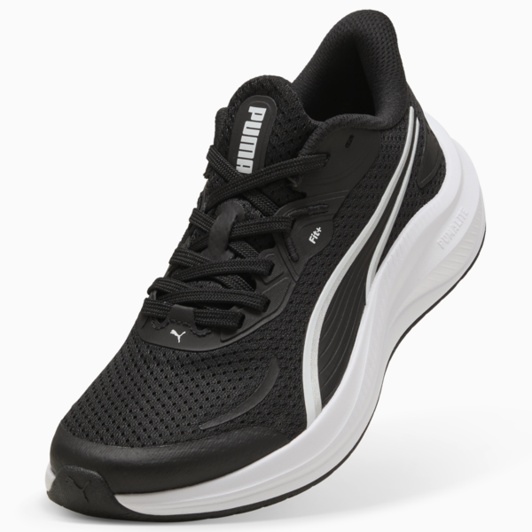 Skyrocket Lite 2 Shoes Youth, PUMA Black-PUMA White-PUMA Silver, large-ZAF