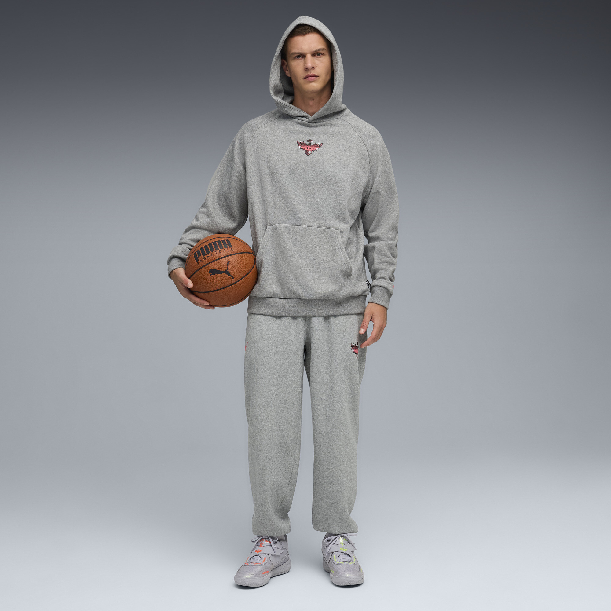 PUMA MB.05 Metallic uniseks basketbalschoenen, Rood/Geel/Zilver, Maat 48 thumbnail 8