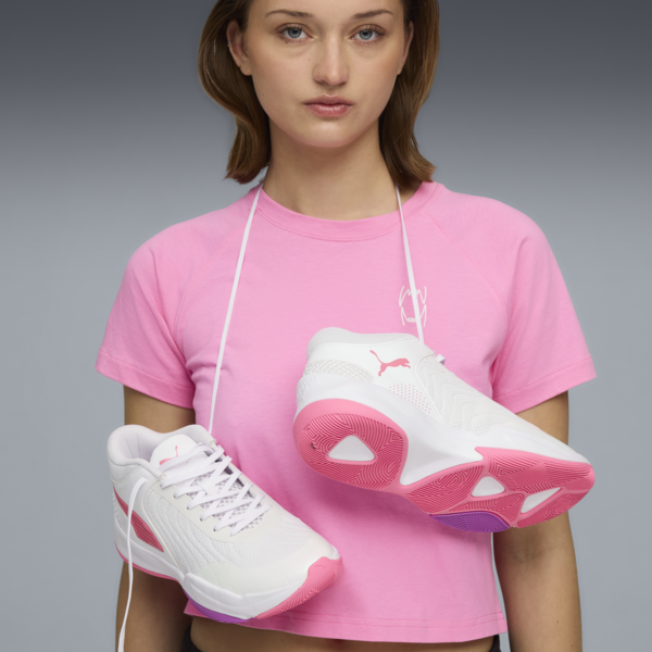 Court Pro 2 Metallic Basketball Shoes Unisex, Magic Rose-Pure Magenta-Iridescent, large-MEX