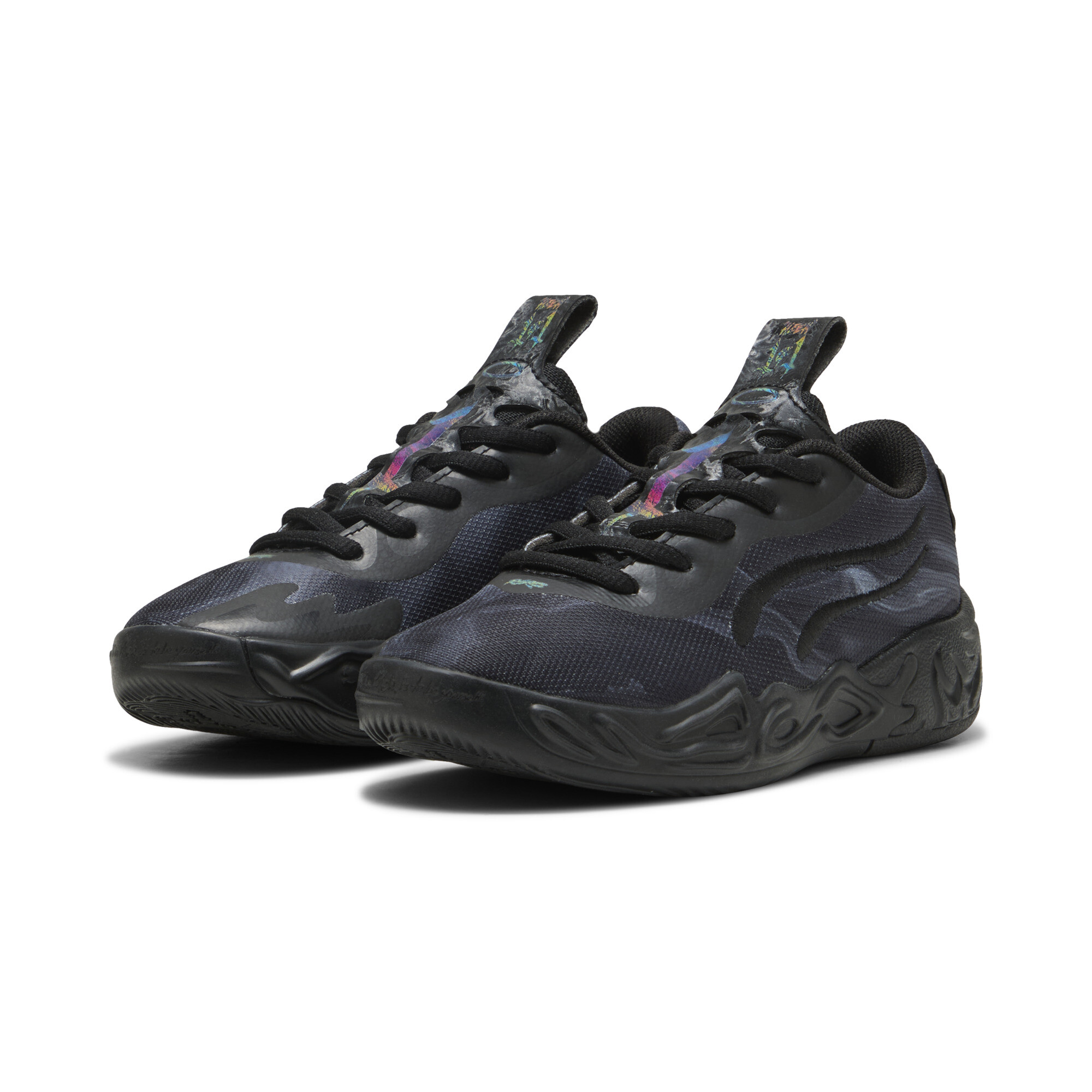 PUMA MB.04 Lo Team Pack basketbalschoenen, Zwart, Maat 28,5 thumbnail 7