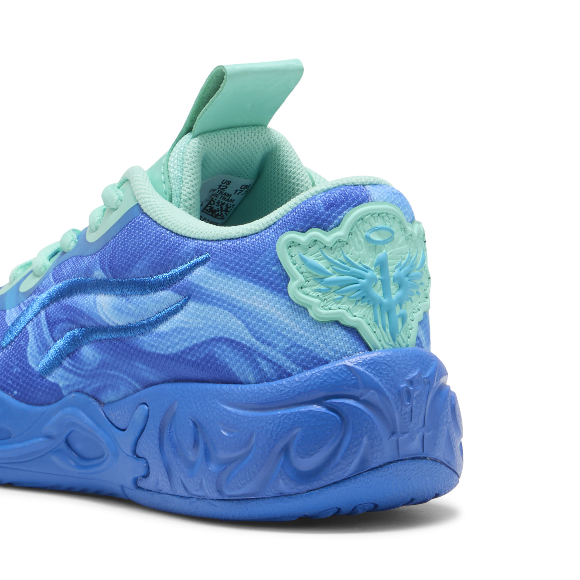 PUMA MB.04 Lo Team Pack basketbalschoenen, Blauw, Maat 34 thumbnail 6