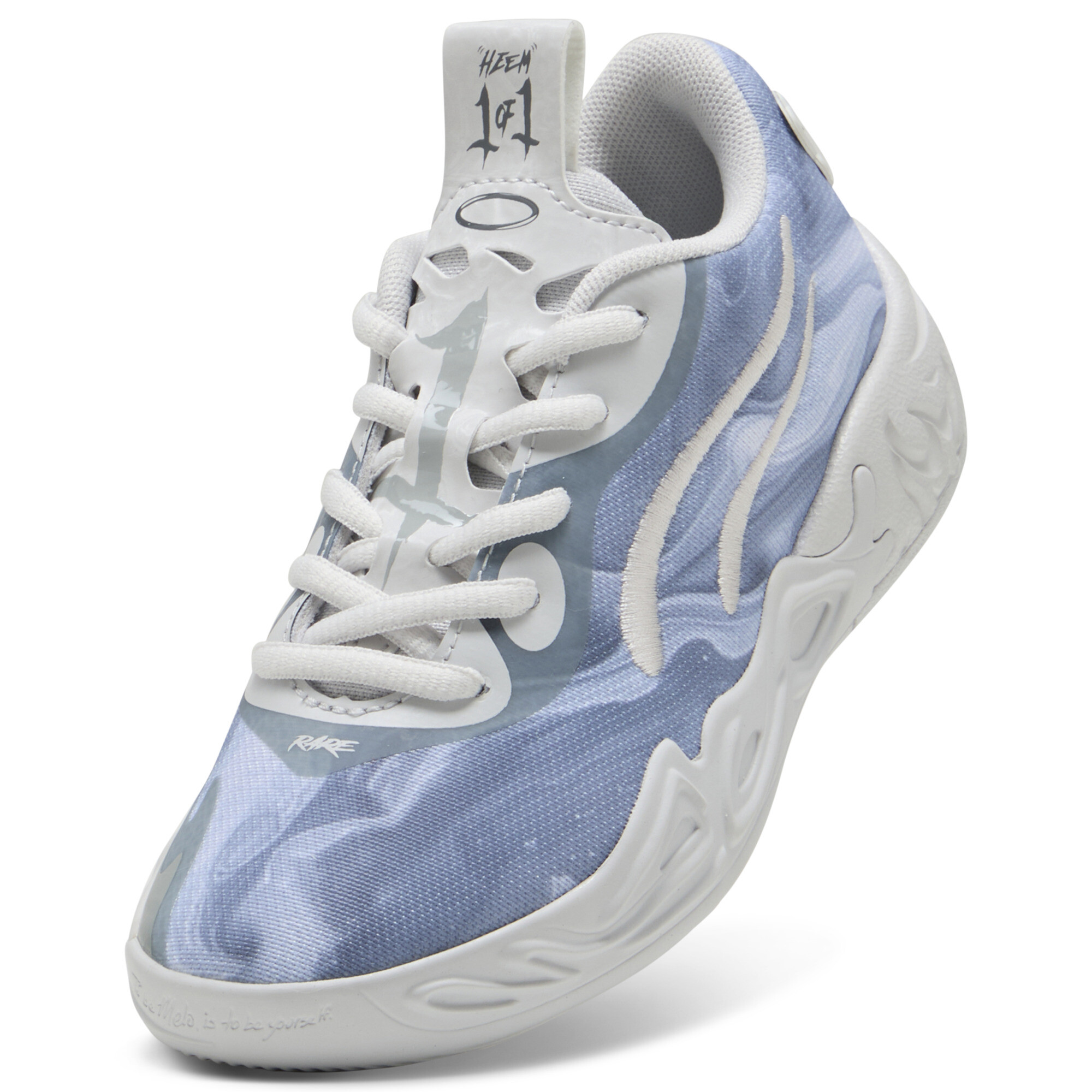 PUMA MB.04 Lo Team Pack basketbalschoenen, Grijs, Maat 35 thumbnail 3