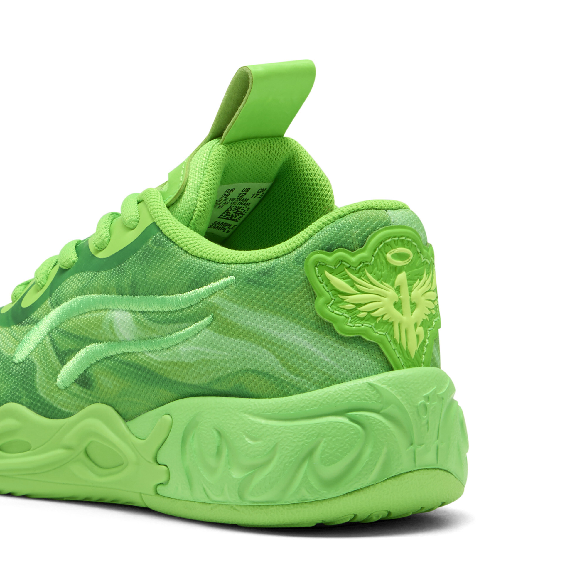 PUMA MB.04 Lo Team Pack basketbalschoenen, Groen, Maat 35 thumbnail 6